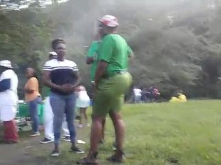 Creeping on this big booty milf at the cookout
