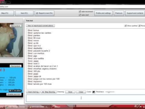 Mexicana desnuda en chatroulette