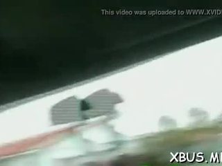 Talented slut bonks a horny dude in his car till orgasm