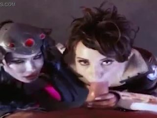 Overwatch widowmaker tracer blowjob